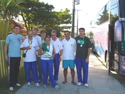 Equipe de futebol da delegação no 1º JOCOBRÁS, 2008