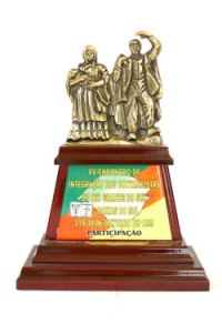 Troféu da sala de troféus da sede