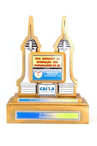 Troféu da sala de troféus da sede