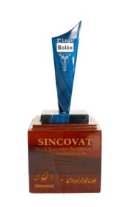 Troféu da sala de troféus da sede